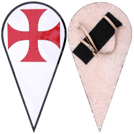 Kite shield with Maltese cross